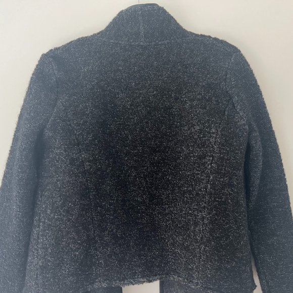 Club Monaco "Claudia" Jacket - open front with faux-leather trim - Picture 7 of 7